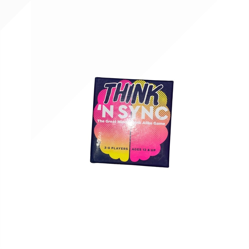 Think 'N Sync The Great Minds Think Alike Game Party Card Game 3-8 Players